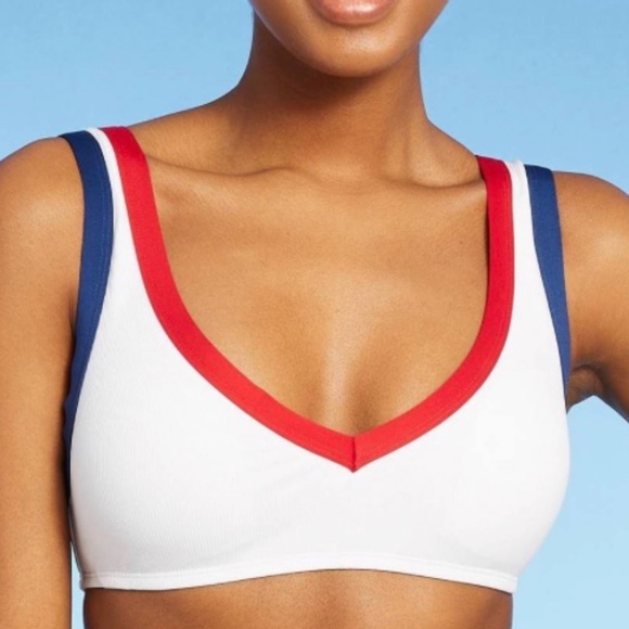 Sea Angel Womens Swim Set Red White Blue Fourth of July Bikini Swim Set Medium - Picture 2 of 15